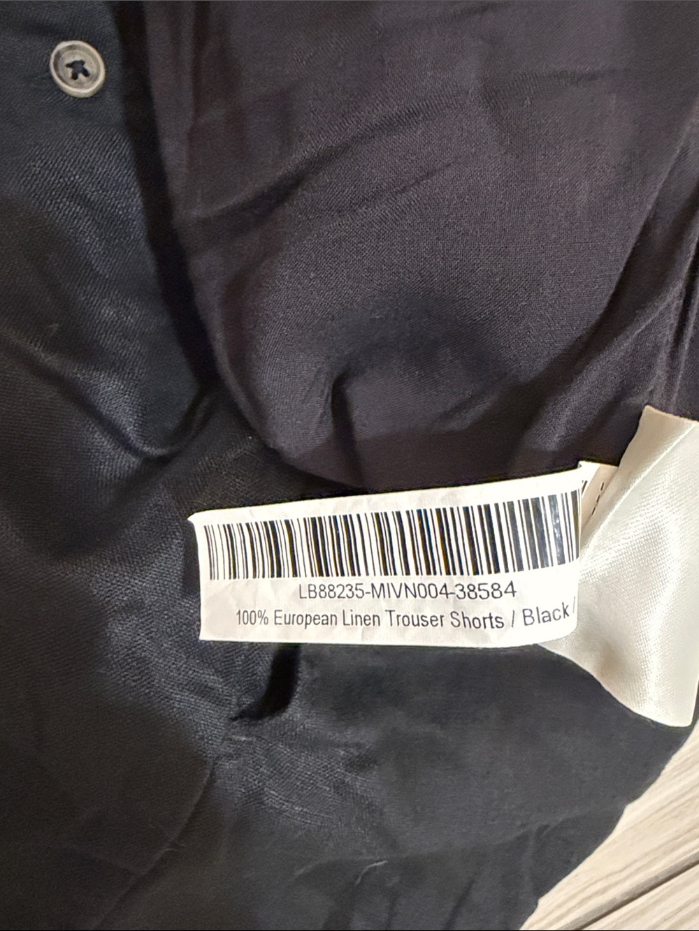 Quince 100% European linen trouser Shorts - Picture 6 of 9